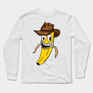 The Crooked Banana series :Hey Long Sleeve T-Shirt